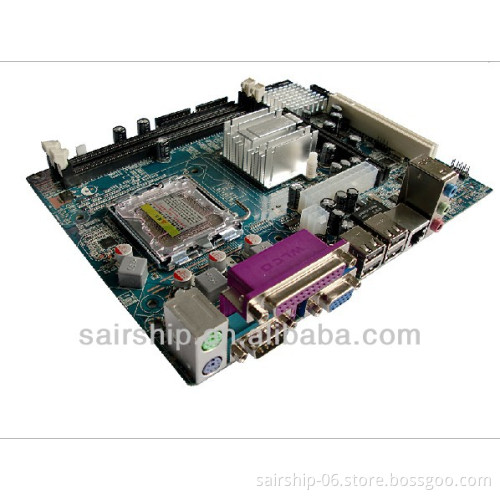 Intel 945G socket 775 2 DDR2 memory slot desktop motherboard mainboard
